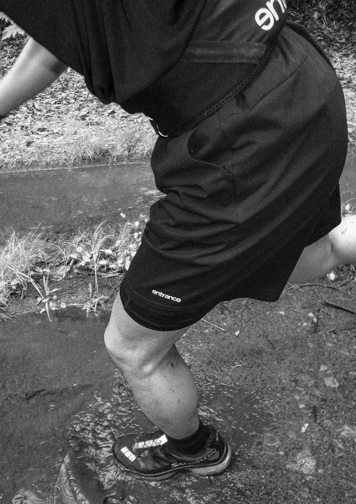 NYLON TECH SHORTS / BLACK