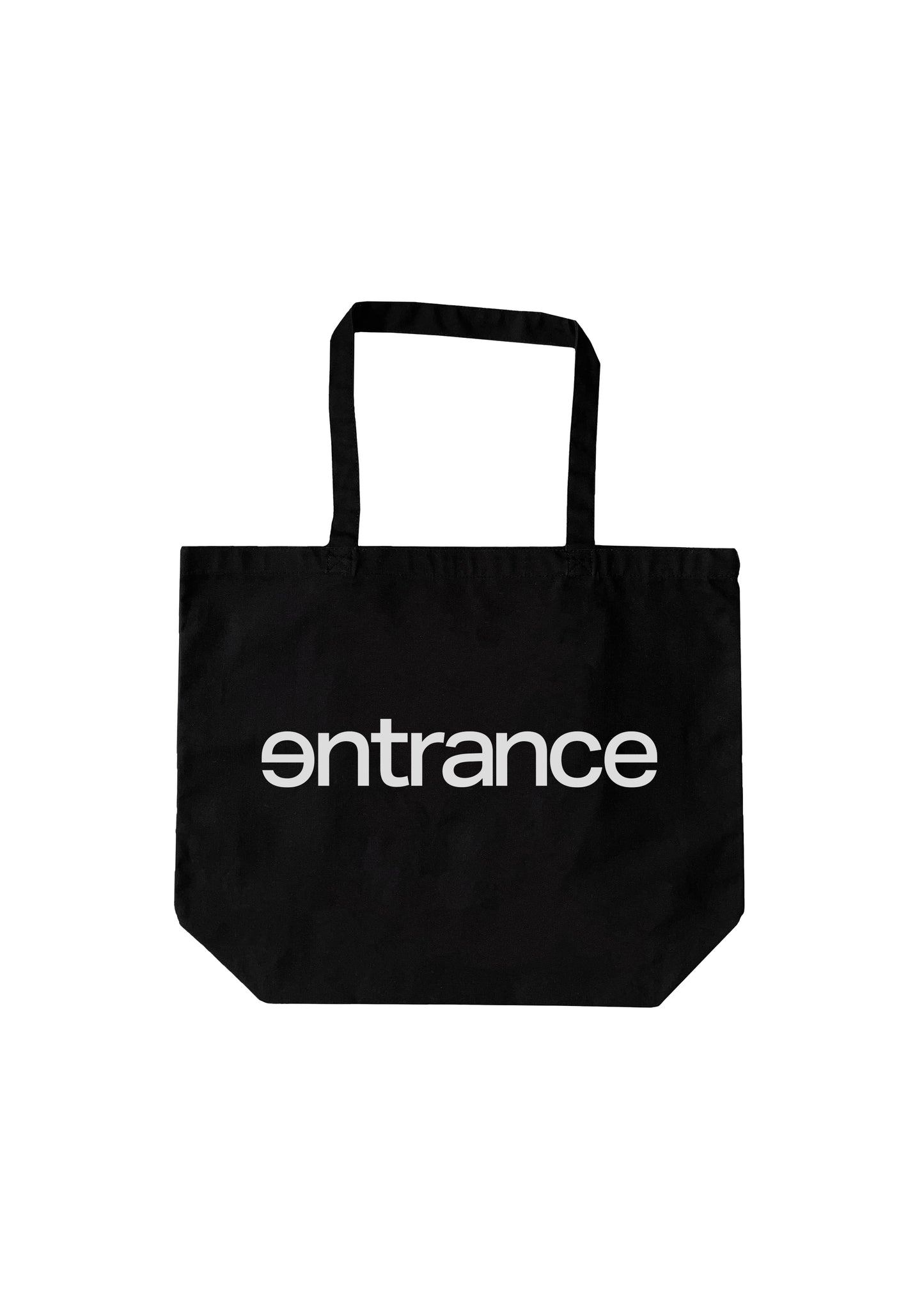 entrance LOGO TOTE BIG BAG / BLACK