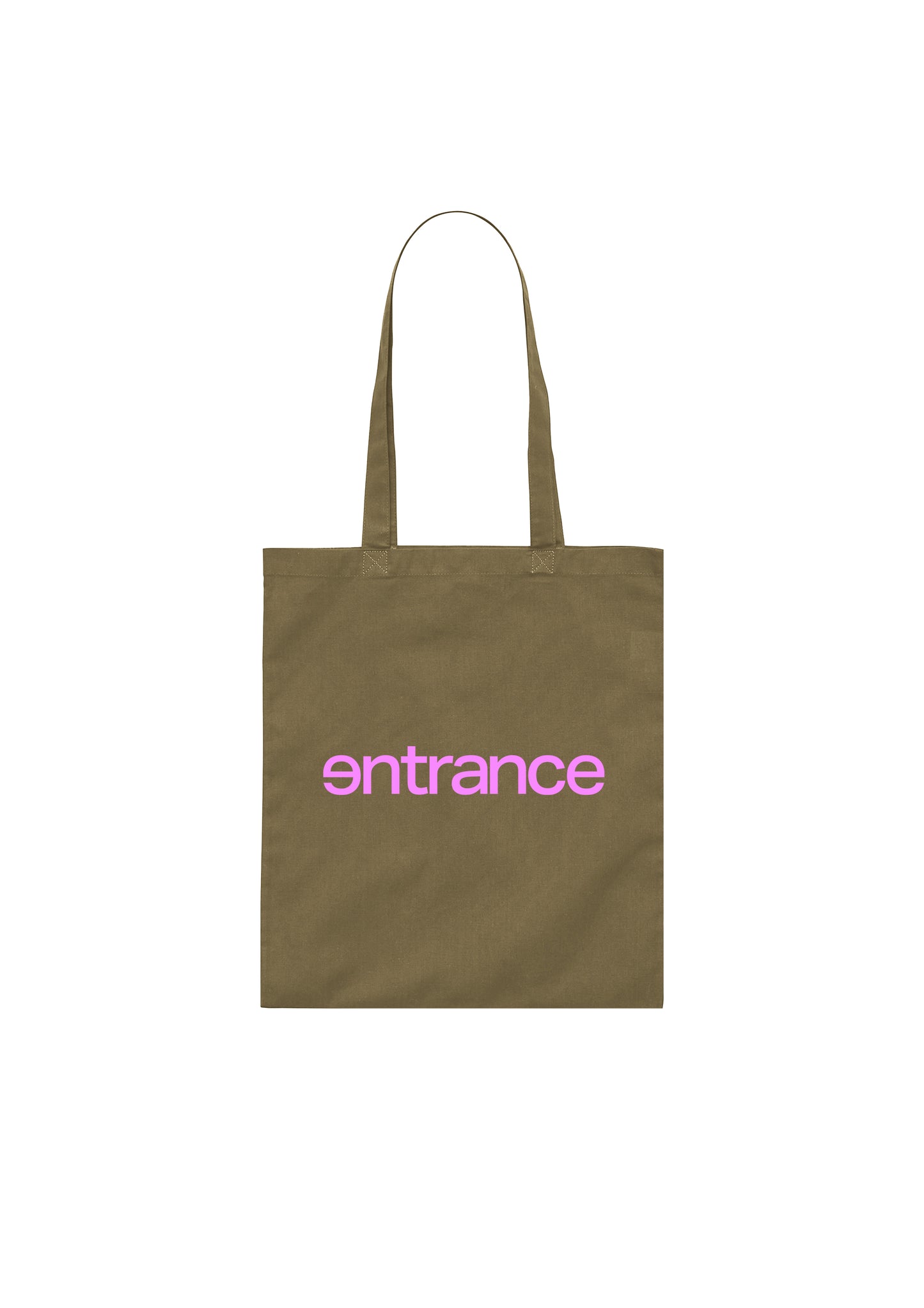 entrance LOGO TOTE BAG / BROWN