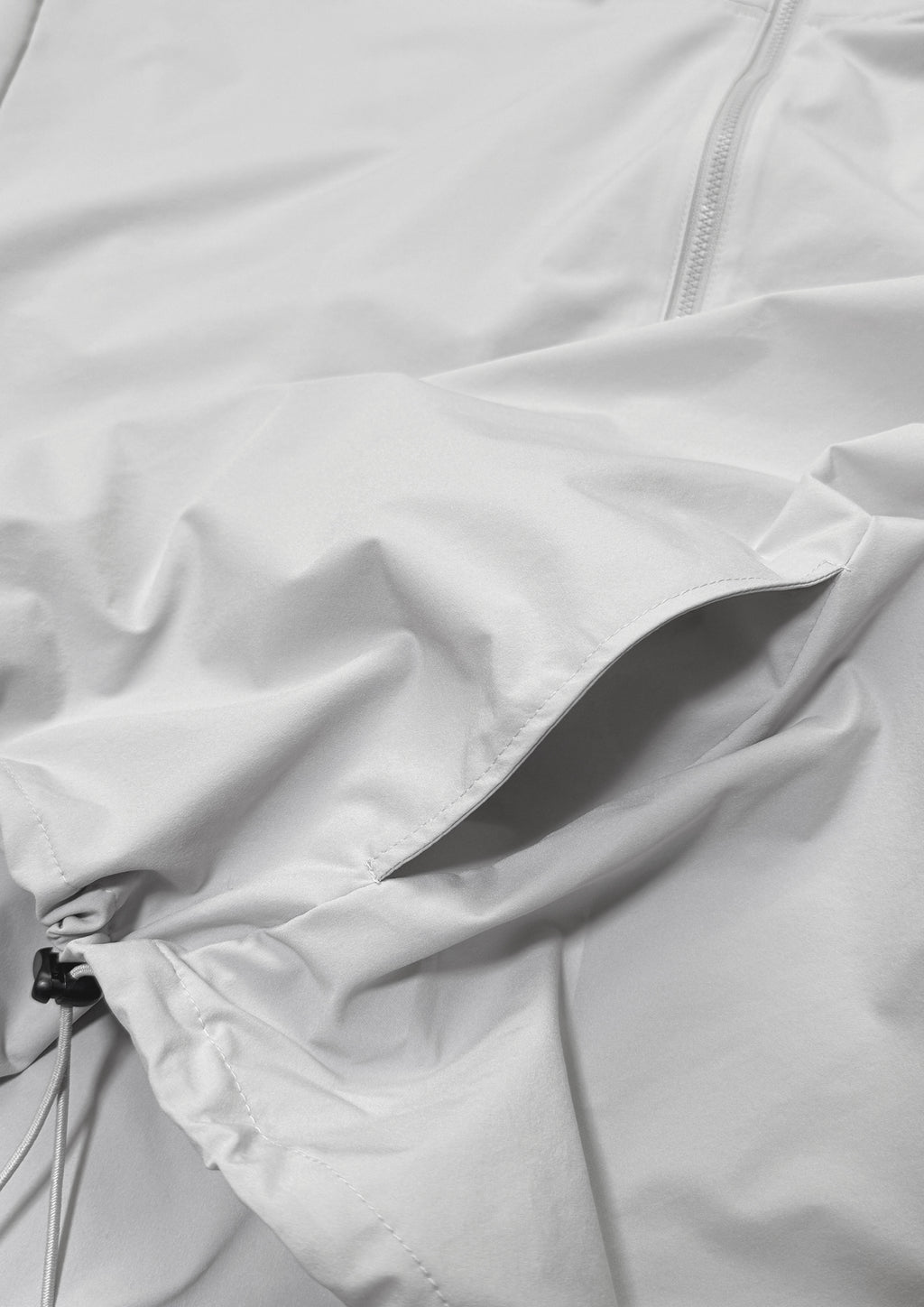 WIND STOPPER JACKET / LIGHT GREY