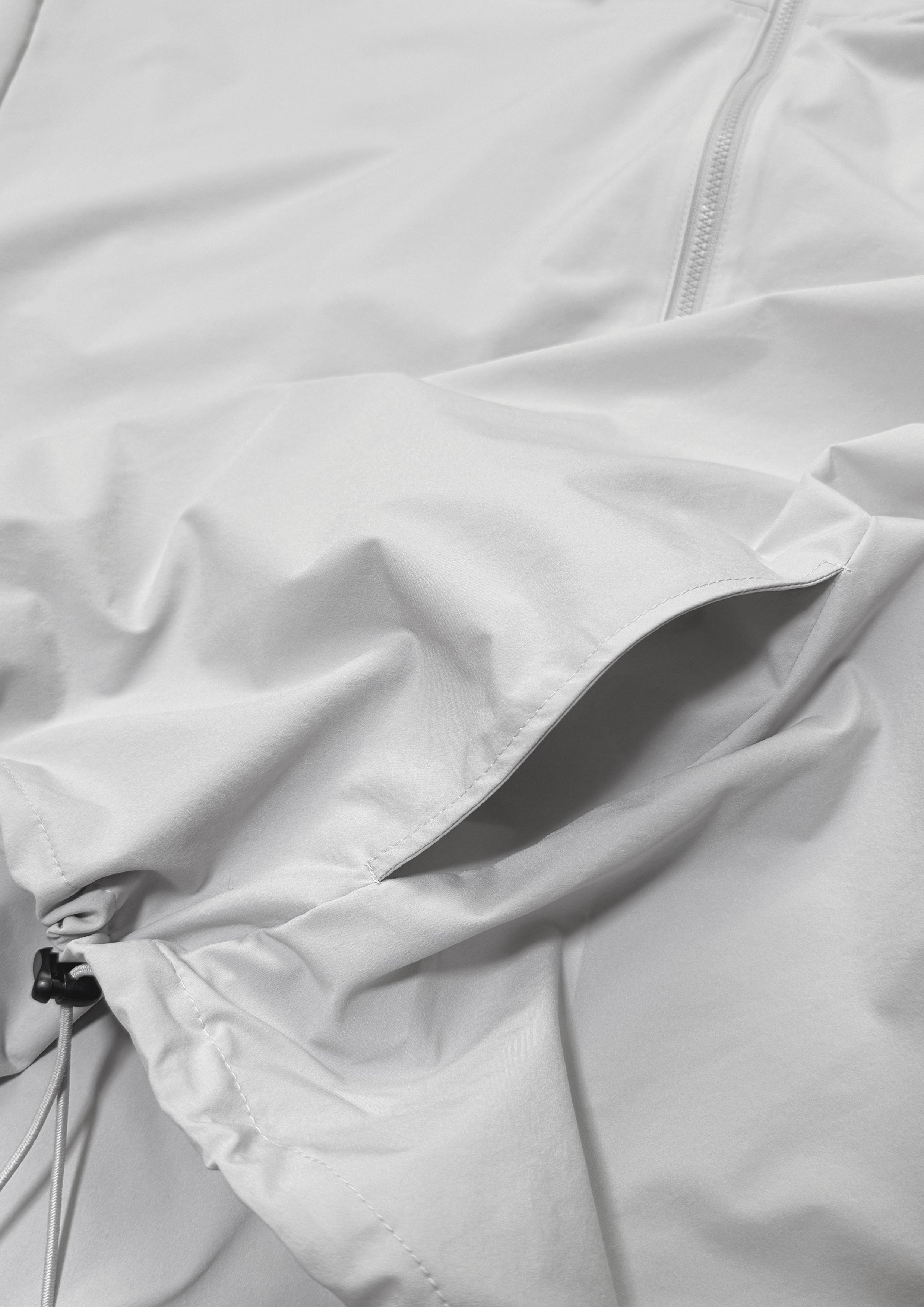 WIND STOPPER JACKET / LIGHT GREY