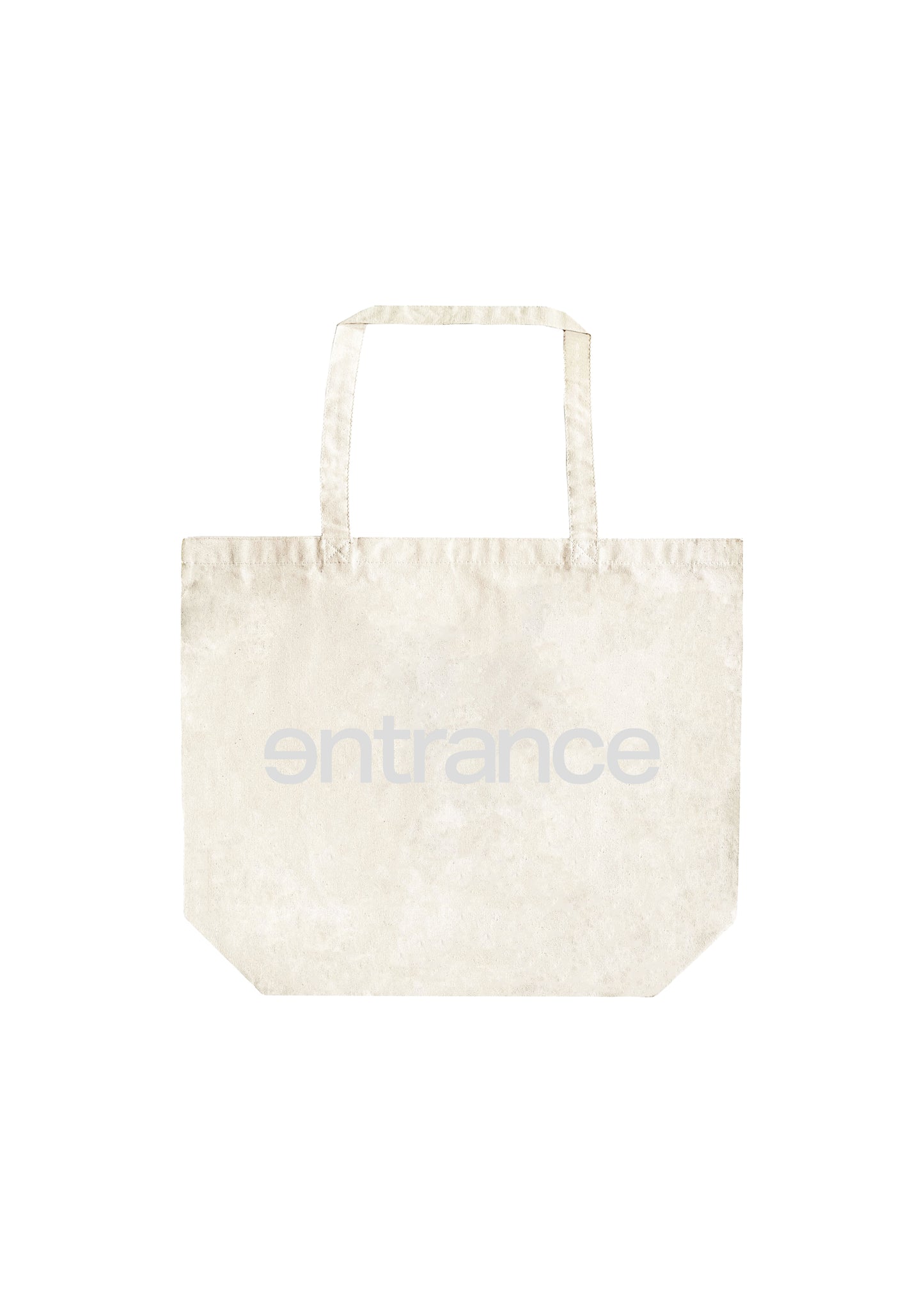 entrance LOGO TOTE BIG BAG / BEIGE