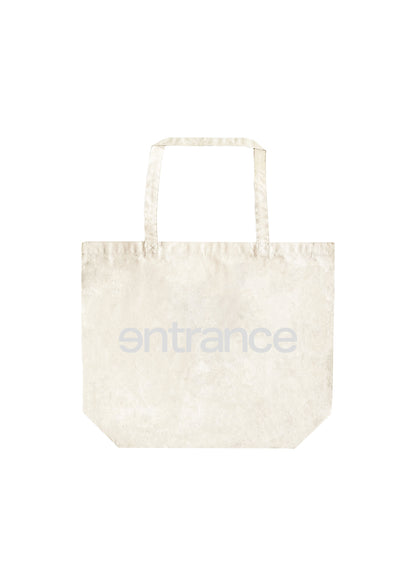 entrance LOGO TOTE BIG BAG / BEIGE
