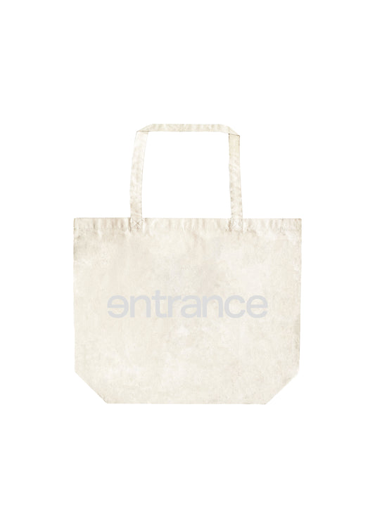 entrance LOGO TOTE BIG BAG / BEIGE