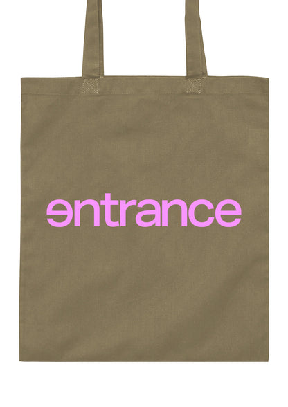 entrance LOGO TOTE BAG / BROWN