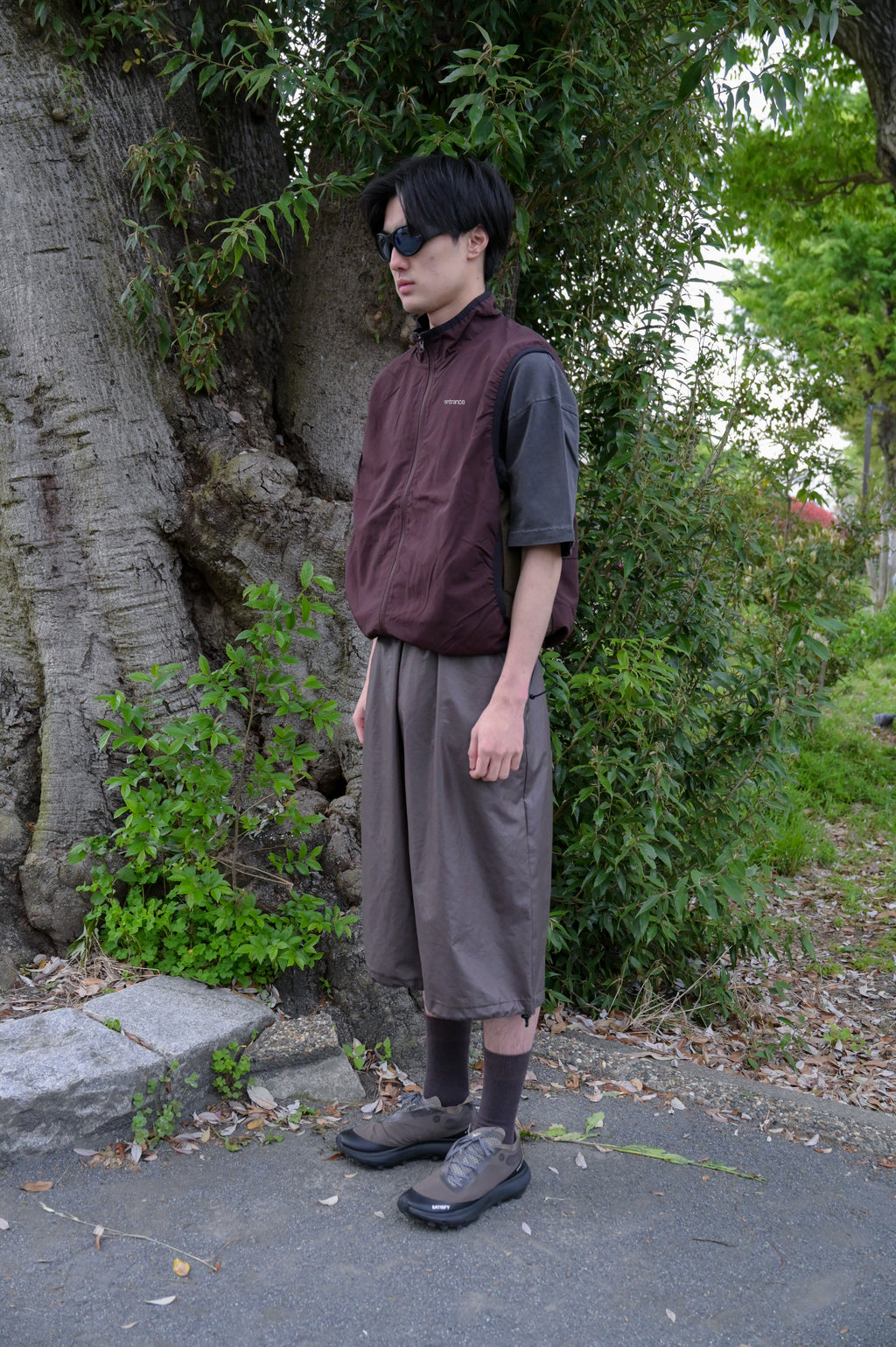 【PRE ORDER】PACKABLE NYLON VEST / BROWN