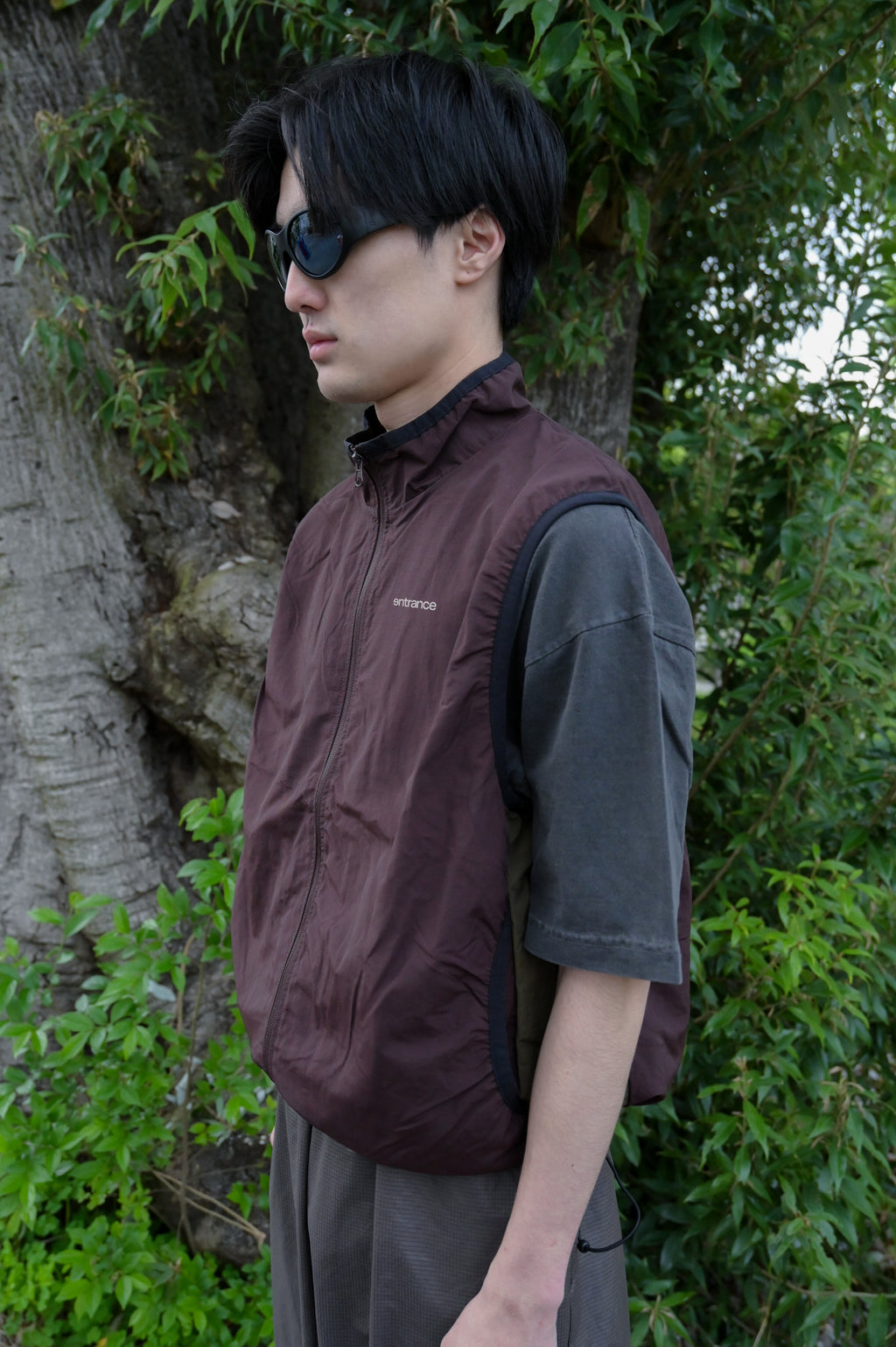 【PRE ORDER】PACKABLE NYLON VEST / BROWN