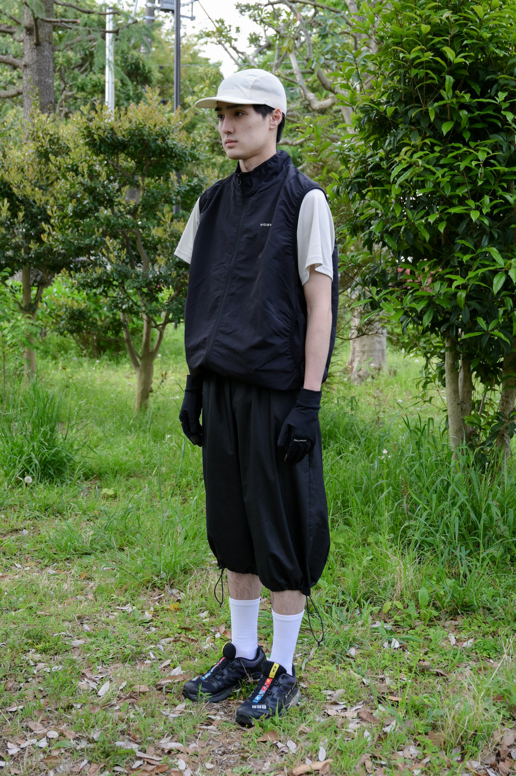 【PRE ORDER】PACKABLE NYLON VEST / BLACK