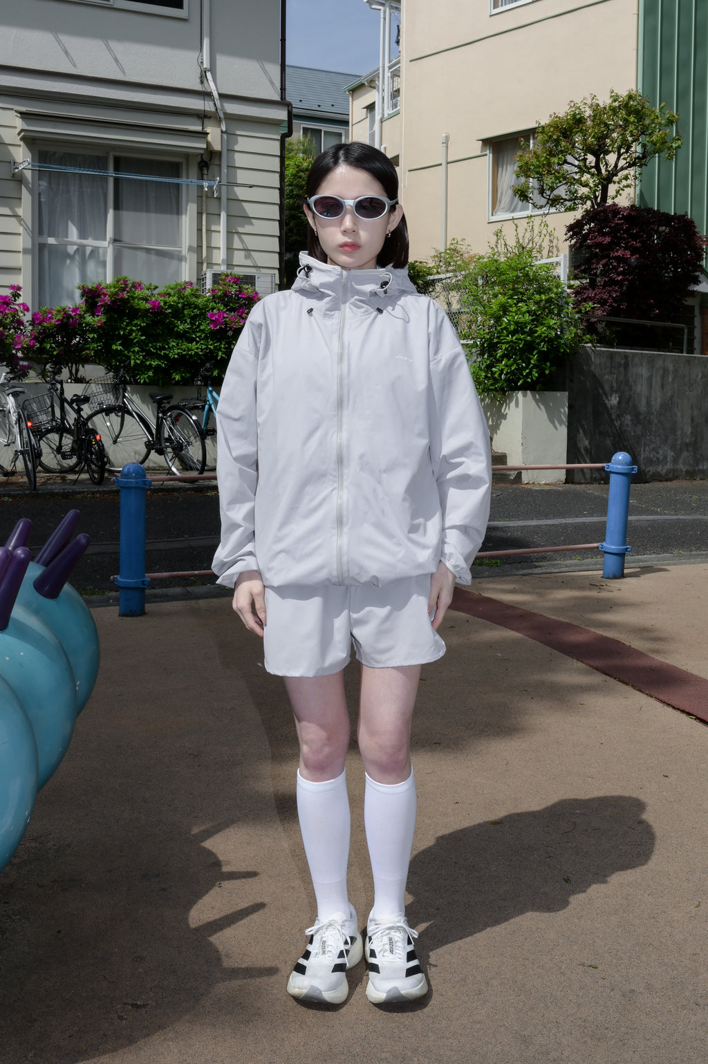 NOREN SHORTS / LIGHT GREY