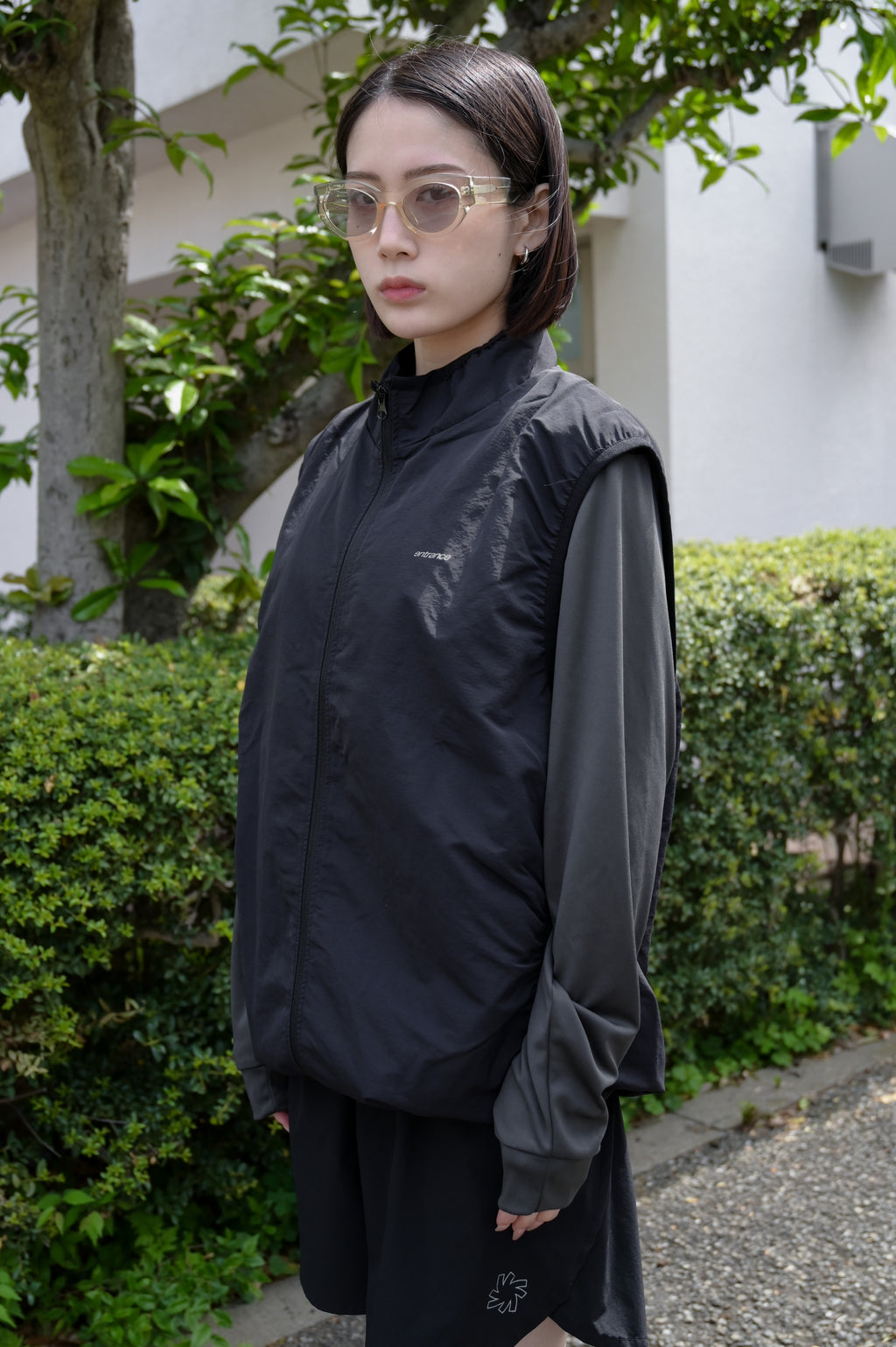 【PRE ORDER】PACKABLE NYLON VEST / BLACK