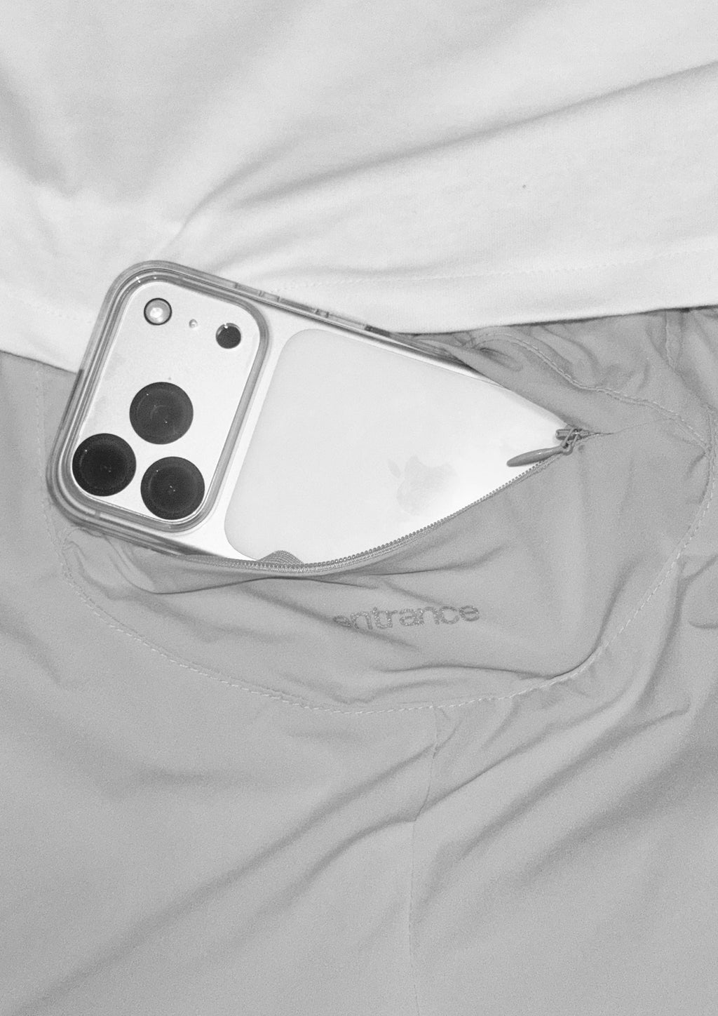 NOREN SHORTS / LIGHT GREY