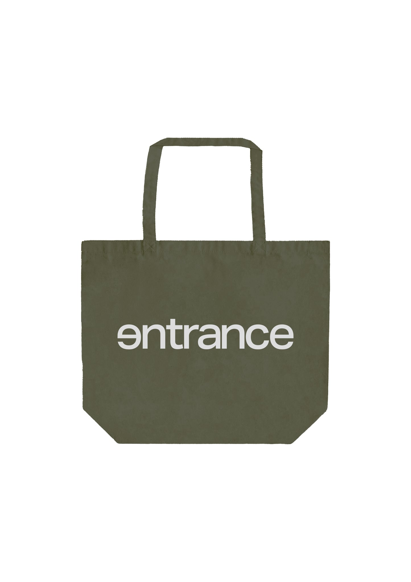 entrance LOGO TOTE BIG BAG / OLIVE