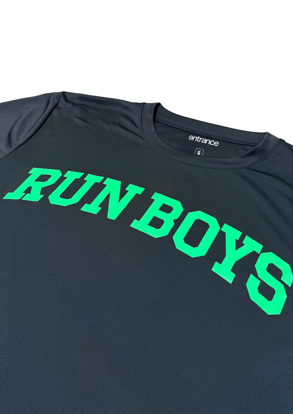 RUN BOYS  LONG SLEEVES TEE / SUMI BLACK