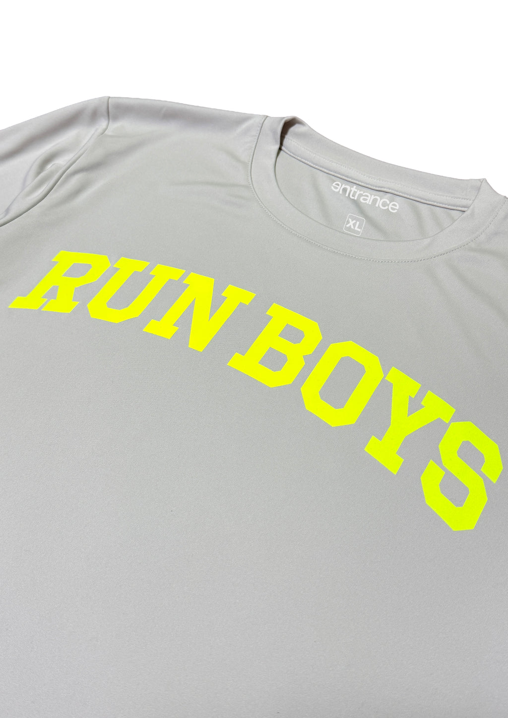 RUN BOYS  LONG SLEEVES TEE / LIGHT GREY